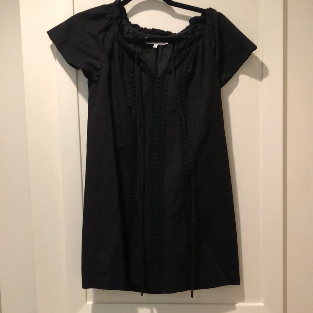 Tibi black mini dress